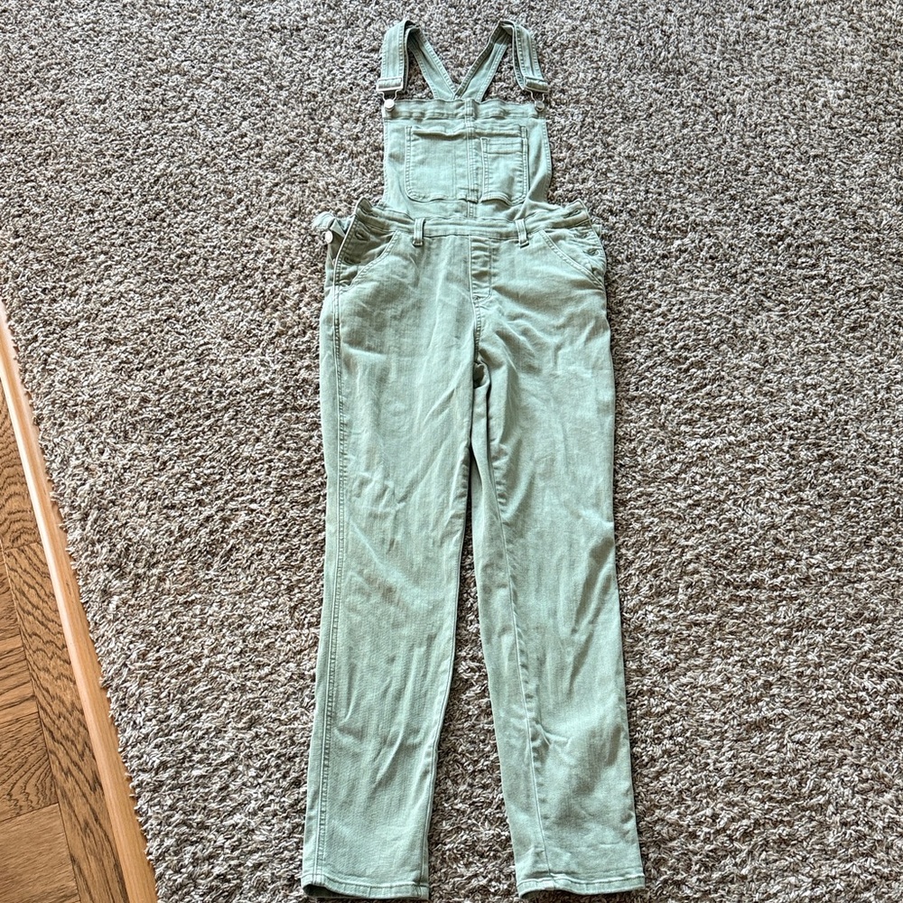 Olive Green Overalls